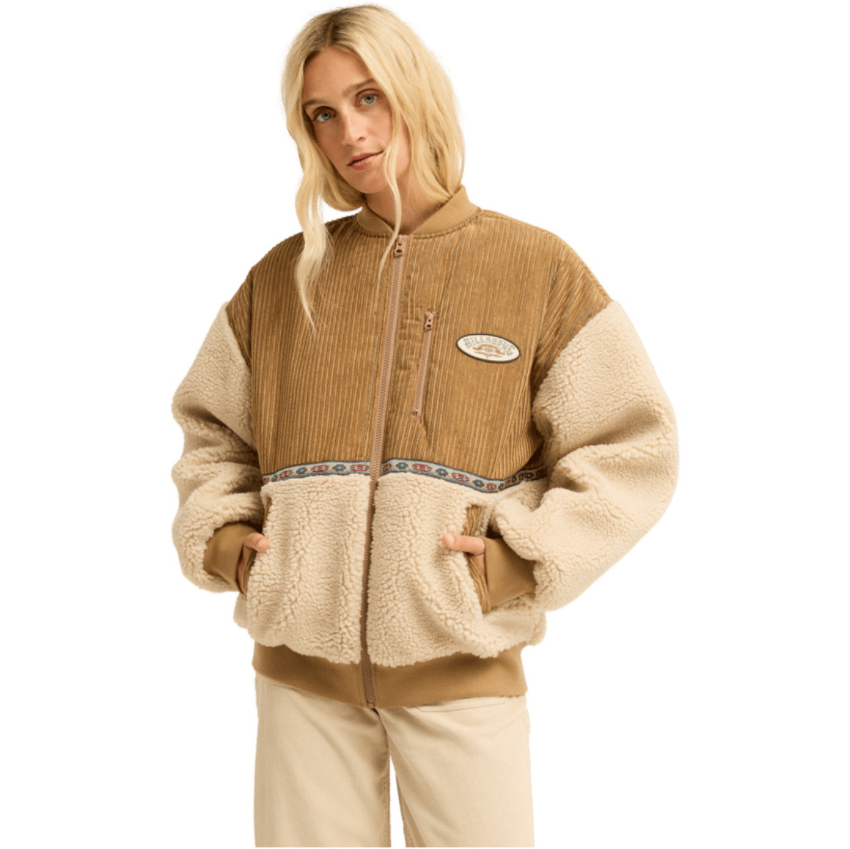 2026 Billabong Womens Since 73 Wave Jacket EBJJK00184 - Cement
